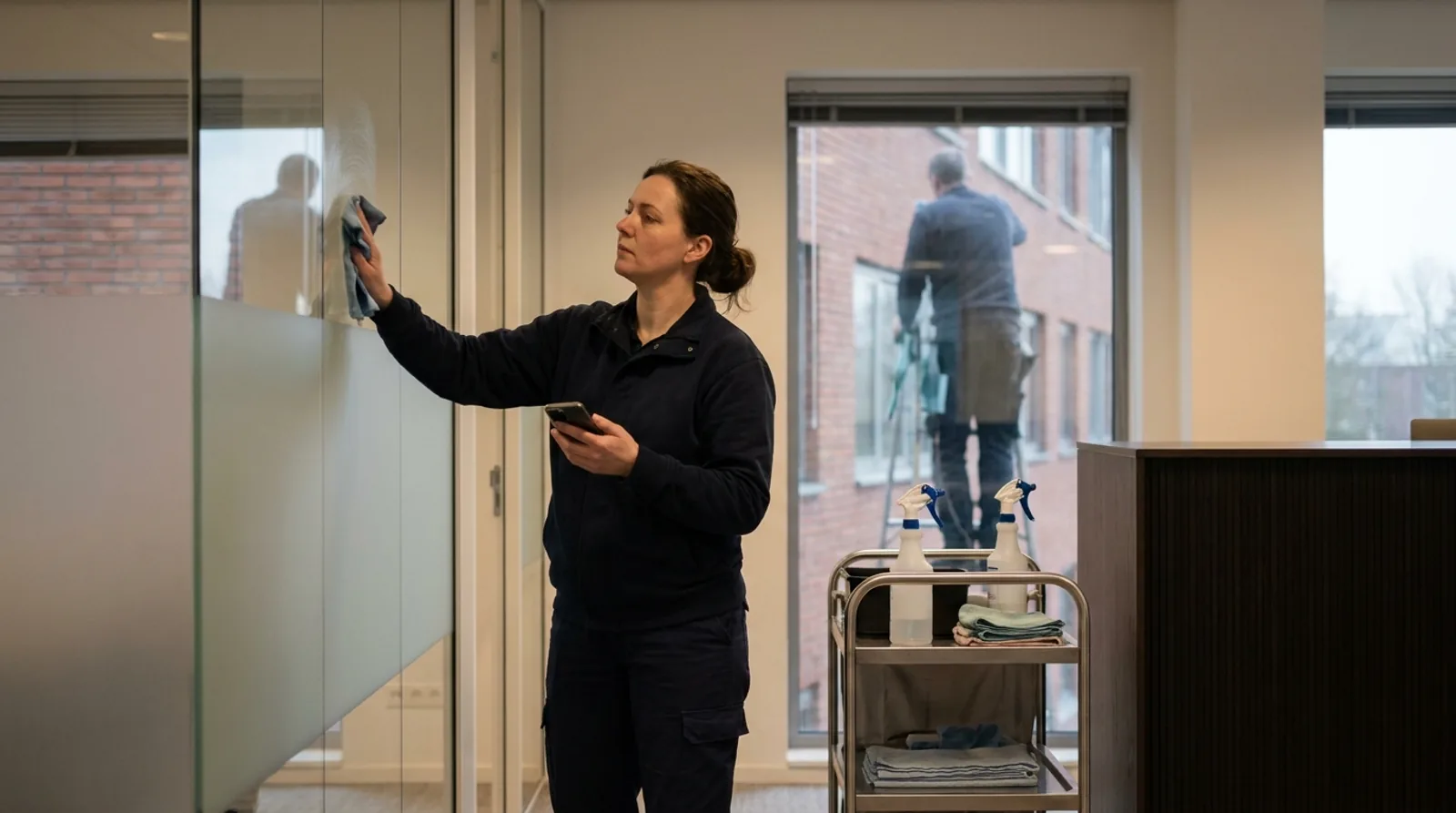 AI voor schoonmaakbedrijven en glazenwassers: 7 toepassingen die tijd opleveren