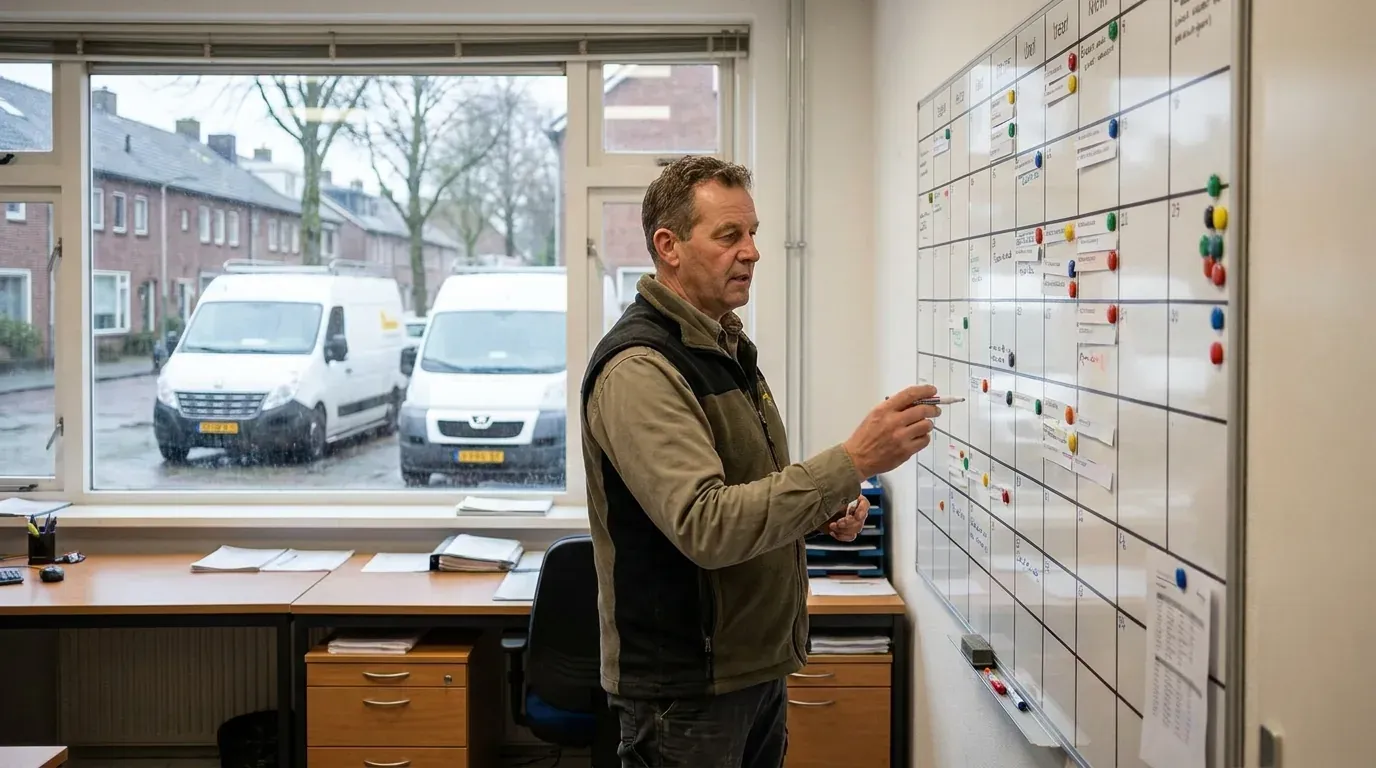 Planning software voor de bouw: van planbord naar slimme rit- en dagplanning met AI